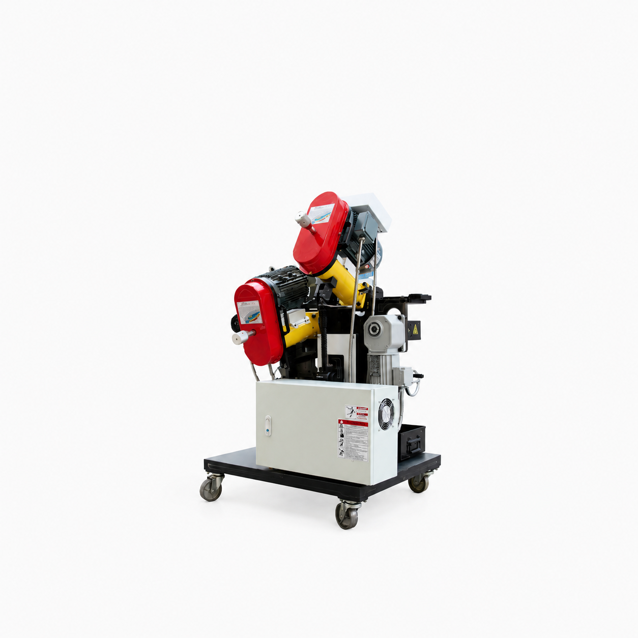 ZM-100X double-spindle plate beveling machine for upper and lower bevel welding preparation