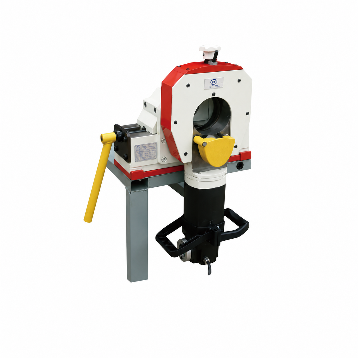 Orbital electric pipe cutting machine for stainless steel pipe cutting, clean pipeline fabrication and welding preparation