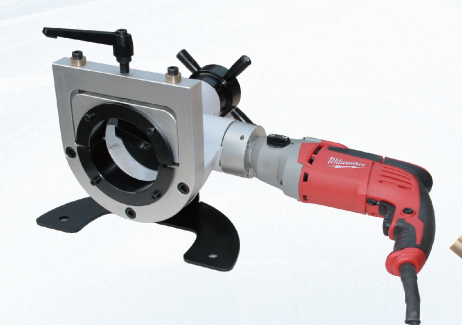 High-precision pipe facing machine for small-diameter stainless steel pipes and clean pipeline welding preparation