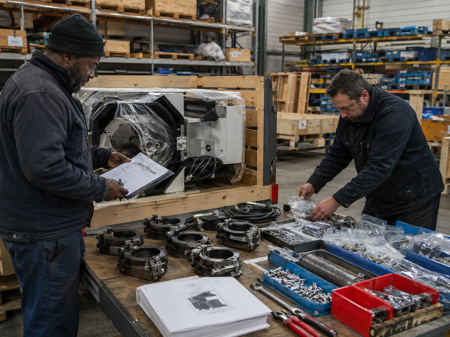 LEHUNDI industrial equipment accessories and document checking